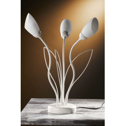 Jupiter 2060 - Настолна лампа GLORIOSA 3xG9/14W/230V кремава