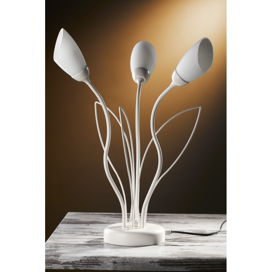 Jupiter 2060 - Настолна лампа GLORIOSA 3xG9/14W/230V кремава