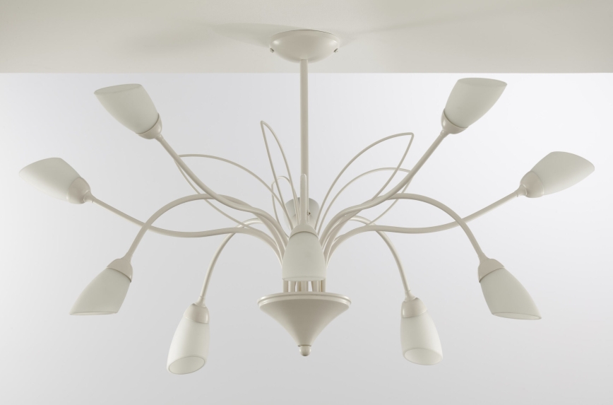 Jupiter 2061 - Полилей с прът GLORIOSA 10xG9/14W/230V кремав