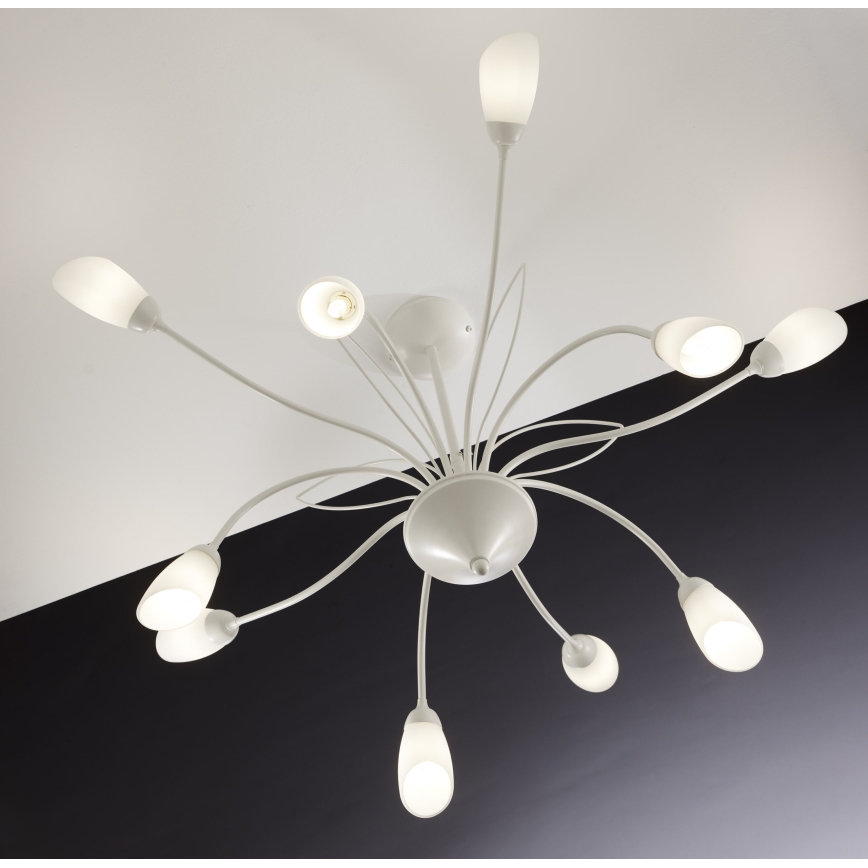 Jupiter 2061 - Полилей с прът GLORIOSA 10xG9/14W/230V кремав