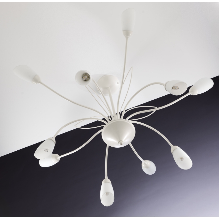 Jupiter 2061 - Полилей с прът GLORIOSA 10xG9/14W/230V кремав