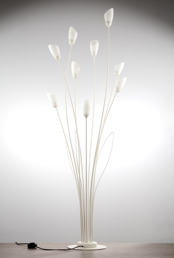 Jupiter 2063 - Подова лампа GLORIOSA 9xG9/14W/230V кремава