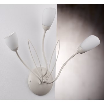 Jupiter 2064 - Стенно осветително тяло GLORIOSA 3xG9/14W/230V кремаво