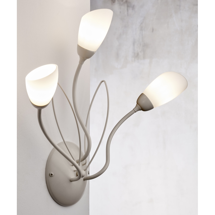 Jupiter 2064 - Стенно осветително тяло GLORIOSA 3xG9/14W/230V кремаво