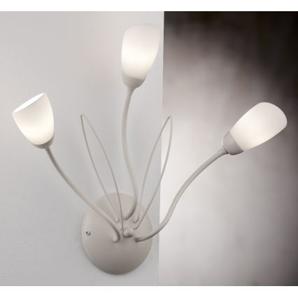 Jupiter 2064 - Стенно осветително тяло GLORIOSA 3xG9/14W/230V кремаво