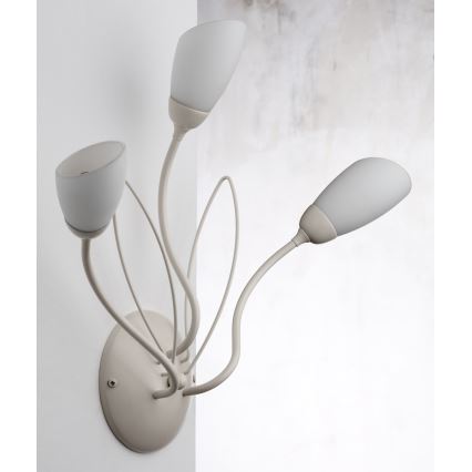 Jupiter 2064 - Стенно осветително тяло GLORIOSA 3xG9/14W/230V кремаво