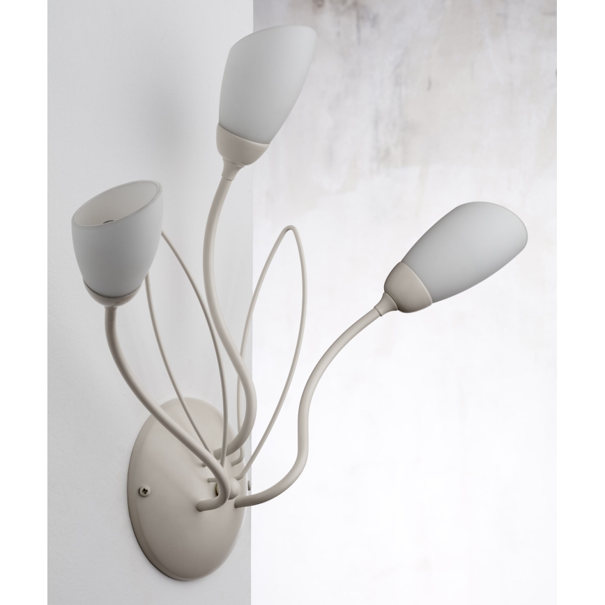 Jupiter 2064 - Стенно осветително тяло GLORIOSA 3xG9/14W/230V кремаво