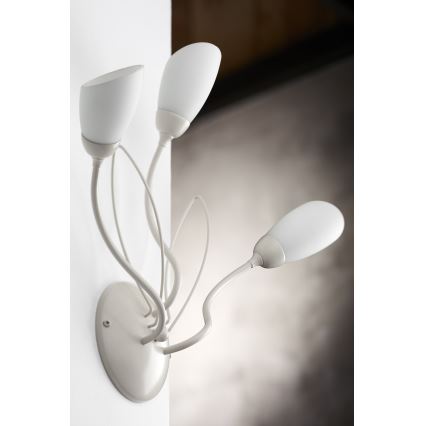 Jupiter 2064 - Стенно осветително тяло GLORIOSA 3xG9/14W/230V кремаво