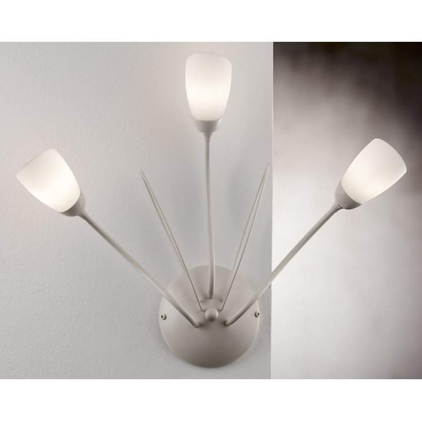 Jupiter 2064 - Стенно осветително тяло GLORIOSA 3xG9/14W/230V кремаво