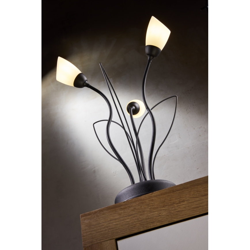 Jupiter 2065 - Настолна лампа GLORIOSA 3xG9/14W/230V черна