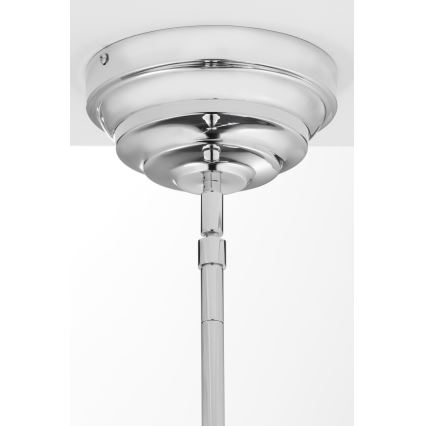 Jupiter 2072 - Полилей на штанга PLATINO 3xE27/15W/230V зелен/лъскав хром