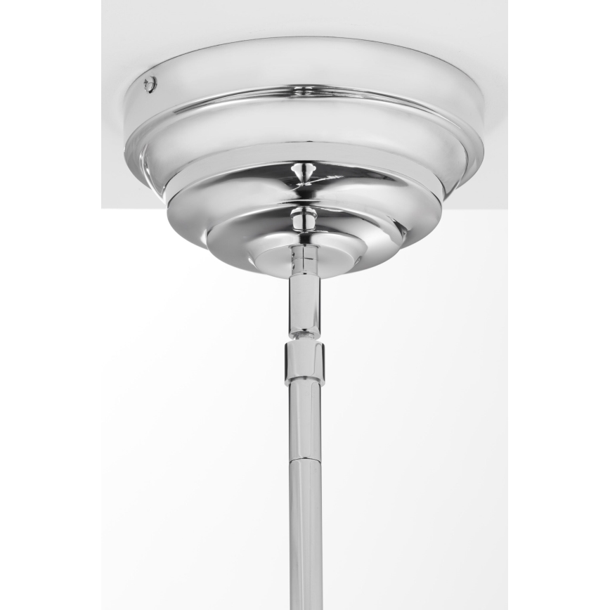 Jupiter 2072 - Полилей на штанга PLATINO 3xE27/15W/230V зелен/лъскав хром