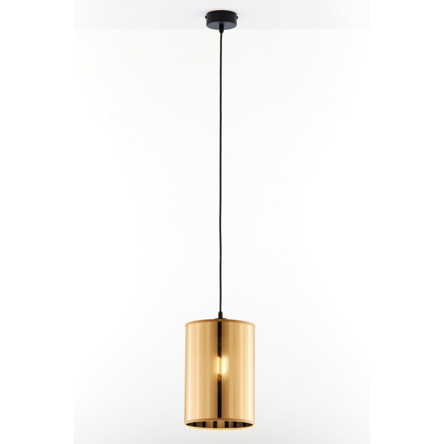 Jupiter 2090 - Пендел на кабел CORTINA 1xE27/15W/230V златист/черен