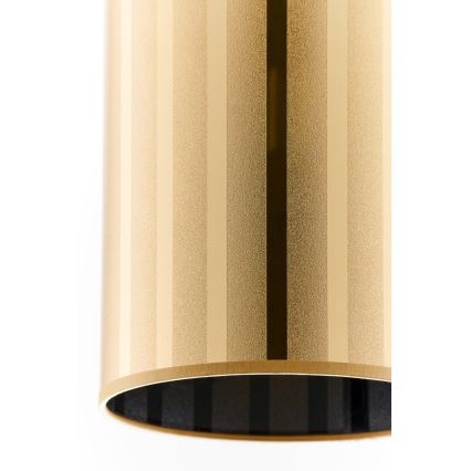 Jupiter 2090 - Пендел на кабел CORTINA 1xE27/15W/230V златист/черен