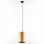 Jupiter 2090 - Пендел на кабел CORTINA 1xE27/15W/230V златист/черен