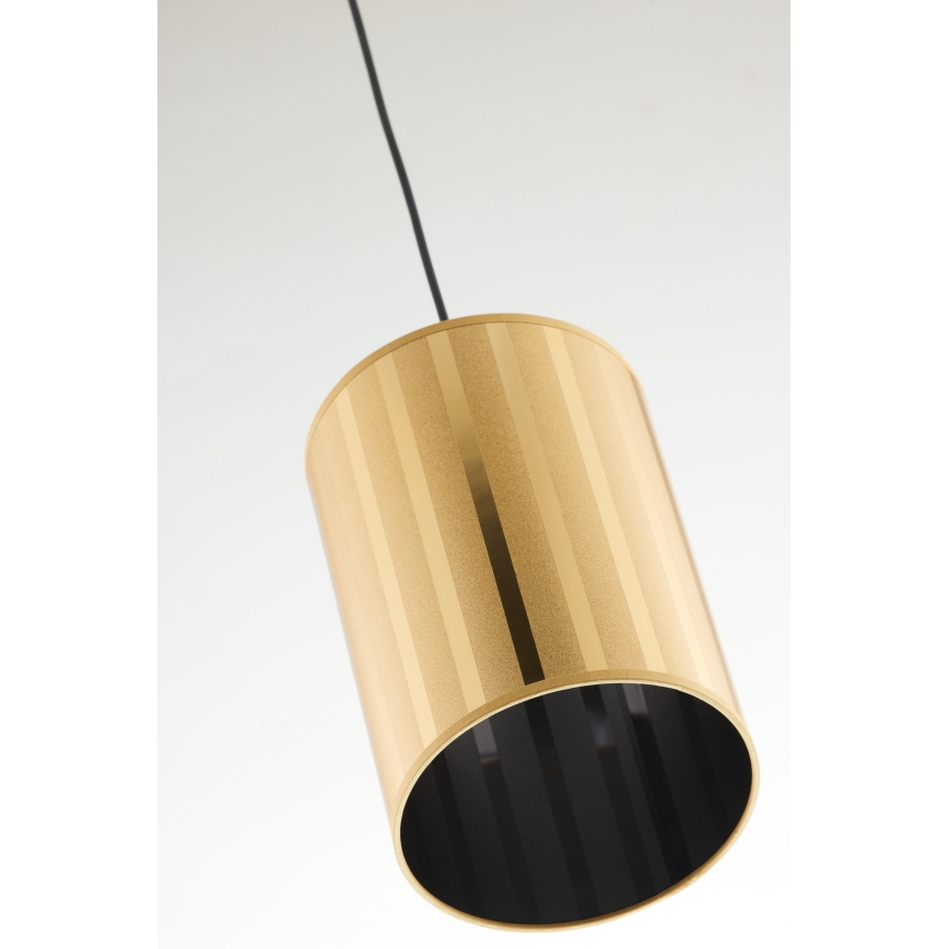 Jupiter 2090 - Пендел на кабел CORTINA 1xE27/15W/230V златист/черен