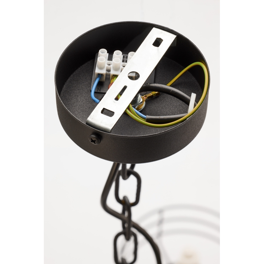 Jupiter 2101 - Полилей на верига ARTHUR 5xE27/15W/230V син/черен