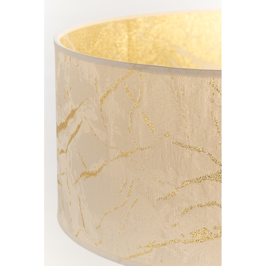 Jupiter 2112 - Настолна лампа KASZMIR 1xE27/15W/230V бяла/златна/мраморен декор