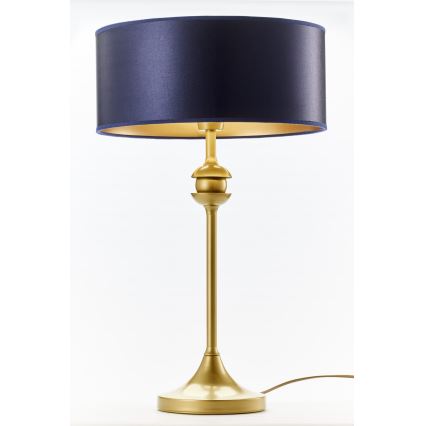 Jupiter 2116 - Настолна лампа KASZMIR 1xE27/15W/230V синя/златна