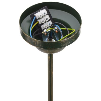 Jupiter 2183 - Полилей на прът LIWIA 6xE14/15W/230V зелен/патина