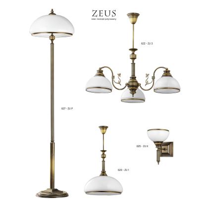 Jupiter 624 - ZU 5 - Люстра на прът ZEUS 5xE27/60W/230V