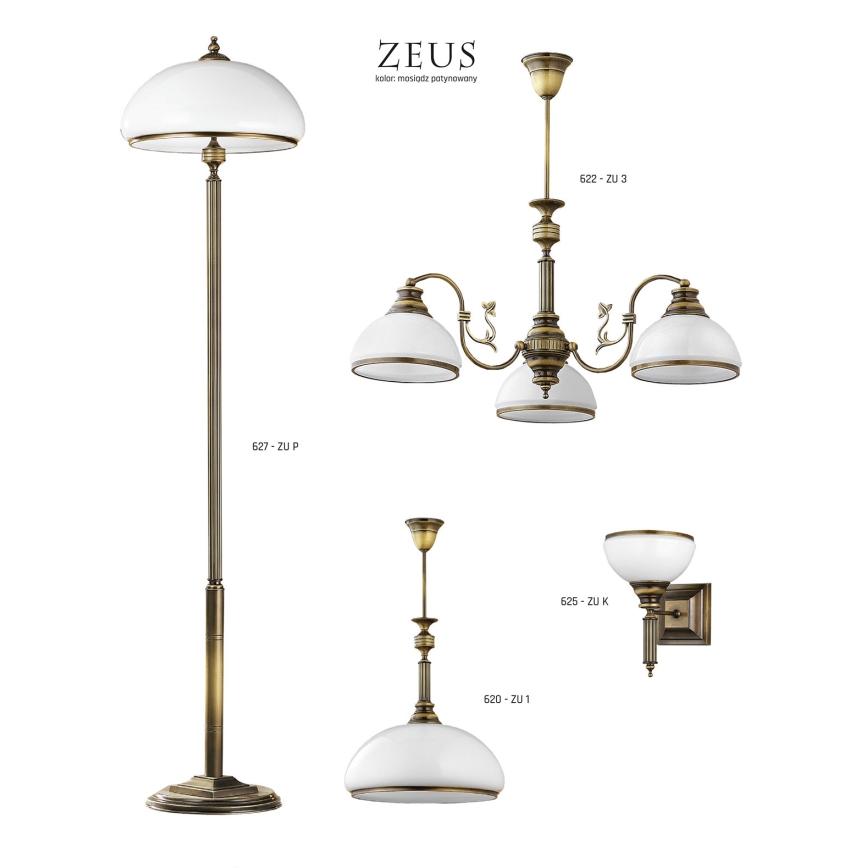 Jupiter 624 - ZU 5 - Люстра на прът ZEUS 5xE27/60W/230V