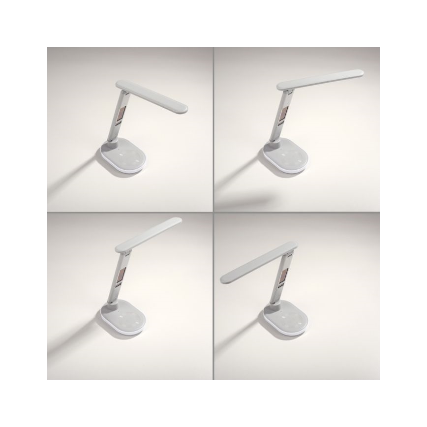 JUST LIGHT. 11018-16 - LED RGBW Лампа TINA LED/4W/230V с безжично зареждане в бяло.