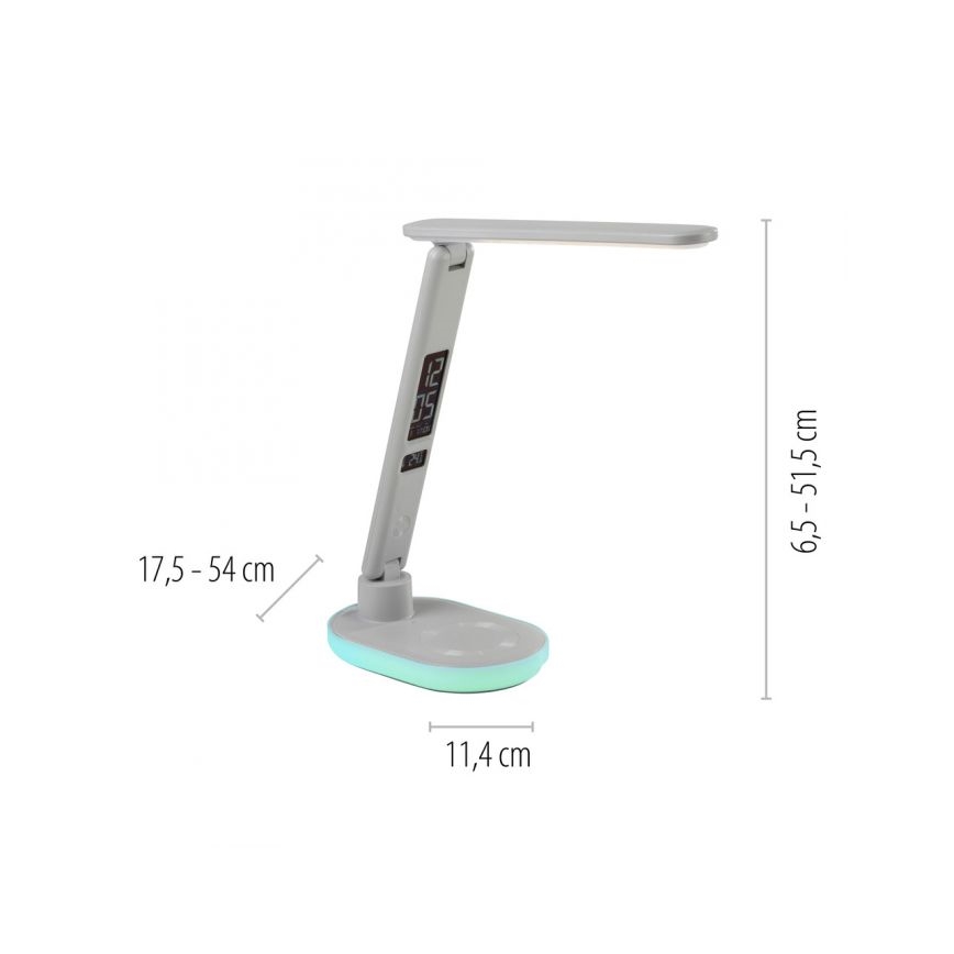 JUST LIGHT. 11018-16 - LED RGBW Лампа TINA LED/4W/230V с безжично зареждане в бяло.