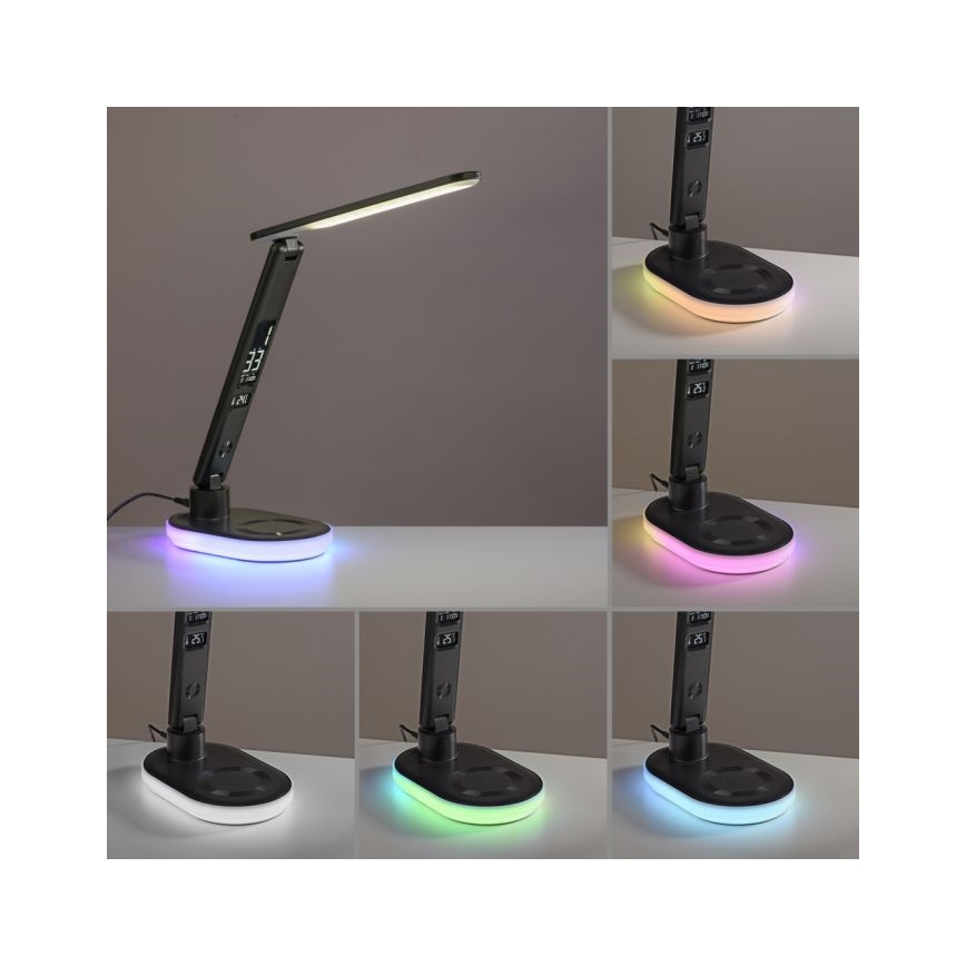 JUST LIGHT. 11018-18 - LED RGBW LED Димируема сензорна настолна лампа с безжично зареждане TINA LED/4W/230V