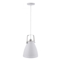 JUST LIGHT. 11060-16 - Пендел EVA 1xE27/60W/230V Ø 26,5 см бял