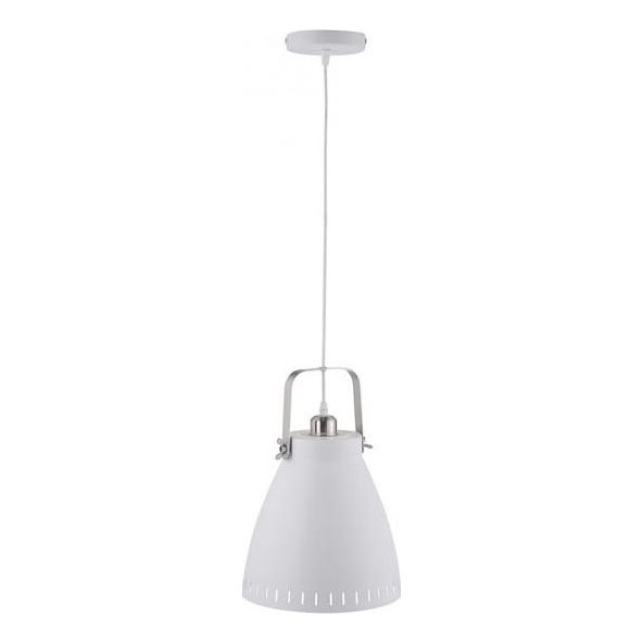 JUST LIGHT. 11060-16 - Пендел EVA 1xE27/60W/230V Ø 26,5 см бял