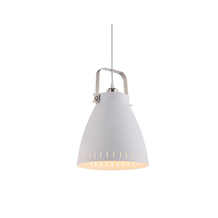 JUST LIGHT. 11060-16 - Пендел EVA 1xE27/60W/230V Ø 26,5 см бял