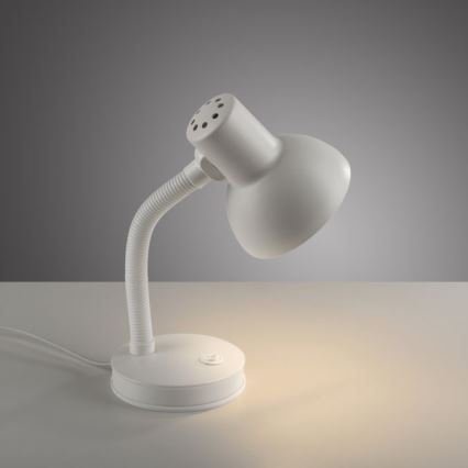 JUST LIGHT. 11080-16 - Гъвкава настолна лампа FLEXI 1xE27/25W/230V бяла