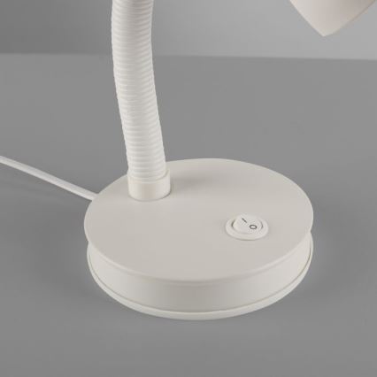 JUST LIGHT. 11080-16 - Гъвкава настолна лампа FLEXI 1xE27/25W/230V бяла