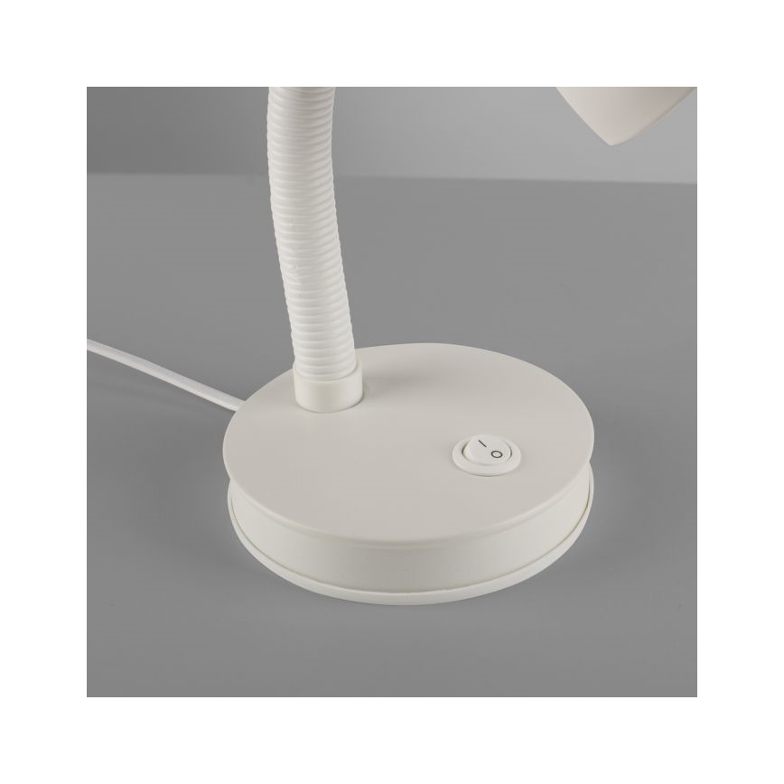 JUST LIGHT. 11080-16 - Гъвкава настолна лампа FLEXI 1xE27/25W/230V бяла