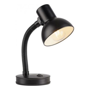 JUST LIGHT. 11080-18 - Гъвкава настолна лампа FLEXI 1xE27/25W/230V черна