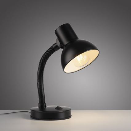 JUST LIGHT. 11080-18 - Гъвкава настолна лампа FLEXI 1xE27/25W/230V черна