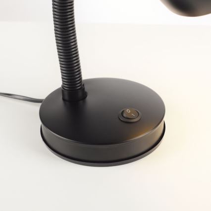 JUST LIGHT. 11080-18 - Гъвкава настолна лампа FLEXI 1xE27/25W/230V черна