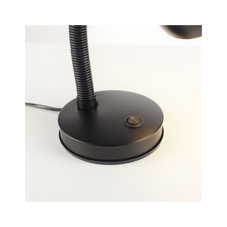 JUST LIGHT. 11080-18 - Гъвкава настолна лампа FLEXI 1xE27/25W/230V черна