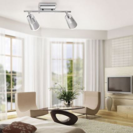 JUST LIGHT. 11229-17 - LED Спот DALLI 2xLED/3,5W/230V лъскав хром