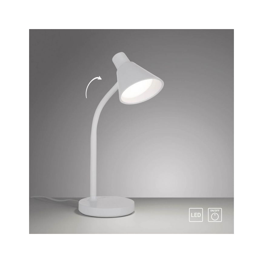 JUST LIGHT. 11248-16 - LED Гъвкава настолна лампа PIXIE LED/4,5W/230V бяла
