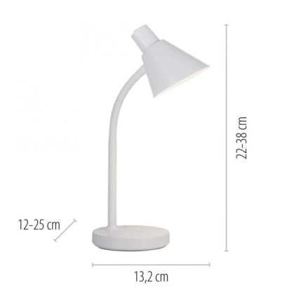 JUST LIGHT. 11248-16 - LED Гъвкава настолна лампа PIXIE LED/4,5W/230V бяла