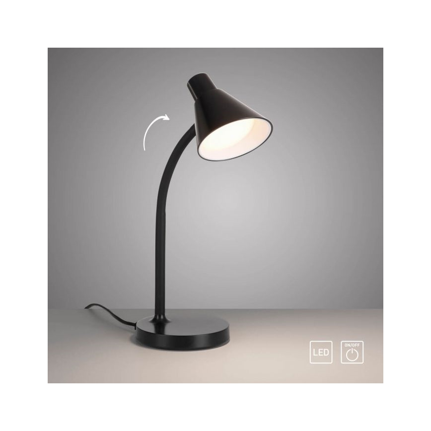JUST LIGHT. 11248-18 - Гъвкава LED настолна лампа PIXIE LED/4,5W/230V черна