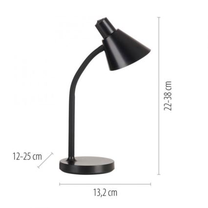 JUST LIGHT. 11248-18 - Гъвкава LED настолна лампа PIXIE LED/4,5W/230V черна