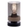 JUST LIGHT. 11310-18 - Настолна лампа PASQUAL 1xE27/40W/230V черен/каучуково дърво