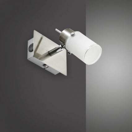 JUST LIGHT. 11931-55 - LED Стенен спот MAX 1xGU10/4W/230V матов хром