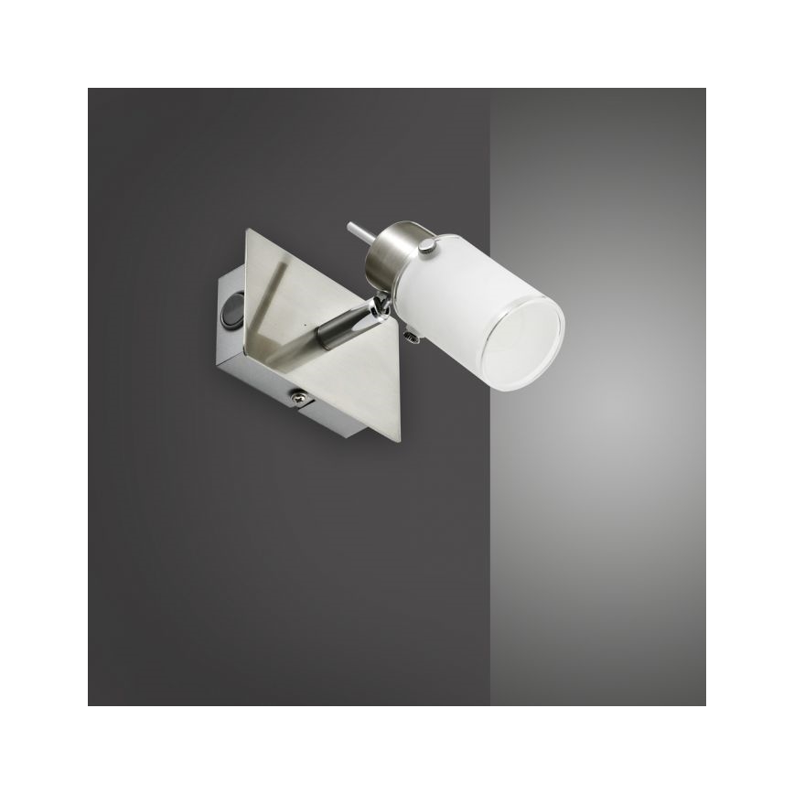 JUST LIGHT. 11931-55 - LED Стенен спот MAX 1xGU10/4W/230V матов хром