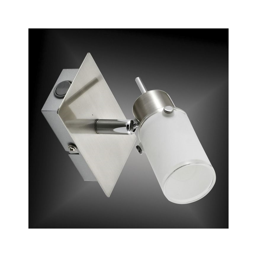 JUST LIGHT. 11931-55 - LED Стенен спот MAX 1xGU10/4W/230V матов хром