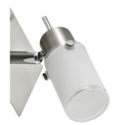 JUST LIGHT. 11931-55 - LED Стенен спот MAX 1xGU10/4W/230V матов хром