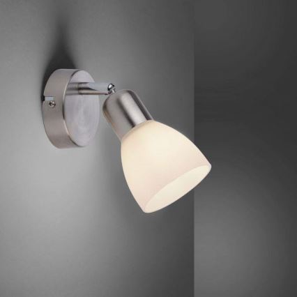JUST LIGHT. 11951-55 - Спот аплик KARO 1xE14/40W/230V матов хром